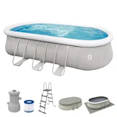 AVENLI - Piscina Estructural Ovalada con Accesorios 17023EU