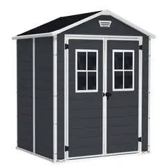 KETER - Bodega de Jardín Manor Gris Oscuro 6x5