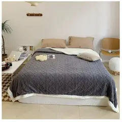 HOMER DESIGN - Frazada Manta Sherpa Polar Termica 1.5 Plaza 150*200cm Hmmt24