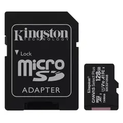 KINGSTON - Memoria Micro SD 128 GB Canvas Plus Uhs-i A1 C10
