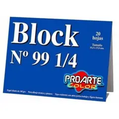 PROARTE - Block 99 1/4 20hjs 140grs