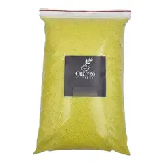 GENERICO - Arena de Cuarzo Color AMARILLO. 1 kg