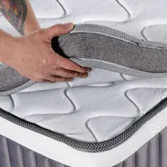 YAZZ - Cubre Colchon Topper TheraTop King Alta Densidad Reversible