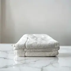 KARSTEN - Juego 3 pisos de baño 680gr blancos
