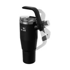 LENGA - Tumbler Doble Pared Mango Dual Negra Inox 1200ml Lenga®