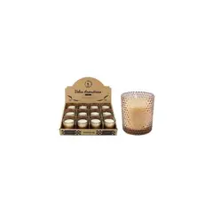 GENERICO - Vela Aromática En Vaso Marrón Transparente 6x5cm