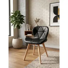 CORI CORI - Silla Mariposa Ecocuero Wood