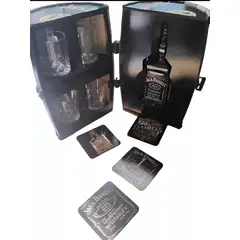 GENERICO - Barril Porta Botellas Y Vasos - Jack Daniels