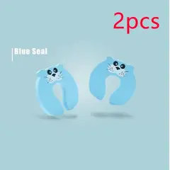 GENERICO - Pack 2 unidades topes de puertas diseño de foca