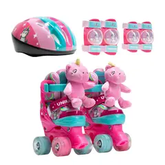 FROM MEIGGS - Patines 4 ruedas de Unicornio Con Protecciones