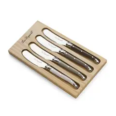 LOU LAGUIOLE - SET 4 CUCHILLOS MANTEQUILLA LAGUIOLE