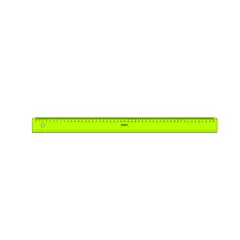 NEOLITE - Regla Biselada Transparente Green 50Cm 004