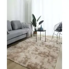 GENERICO - ALFOMBRA PELUDA 200X300 BEIGE