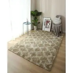 GENERICO - ALFOMBRA PELUDA 200X300 BEIGE
