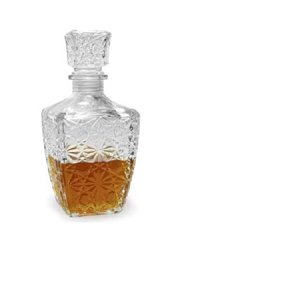 Generico Decantador Botella Para Whisky Licor Vidrio Labrado