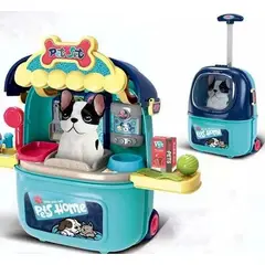 GENERICO - Maleta Set Salon De Belleza Para Mascota, Juego Rol, Niños