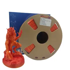 TODODESCUENTO - Filamento 3d Pla Seda Arcoiris Tronxy De 1.75mm Y 1kg- RED/GOLD