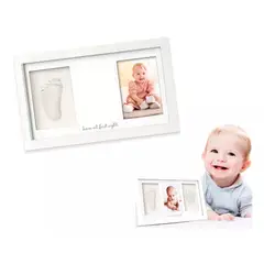 ESHOPANGIE - Kit De Marco De Foto Y Huella Pies O Mano De Bebé Arcilla