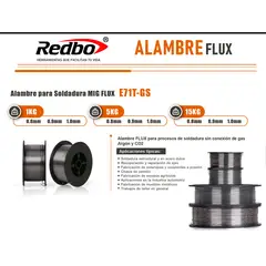 REDBO - Alambre FLUX E71T-GS 1mm 1kg