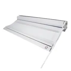 TODODESCUENTO - Cortina Roller Zebra Blackout 160x240cm - Blanco