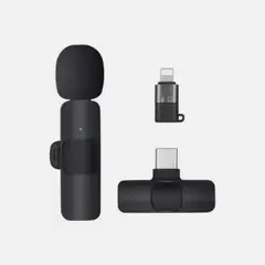 TECMASTER - MICRÓFONO INALÁMBRICO PARA IPHONE Y TIPO C TM-300518