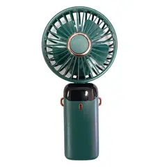 GENERICO - Ventilador de visualizacion digital led Blanco 18,8 x 9 cm