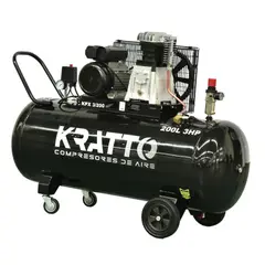 KRATTO - Compresor de Aire 3HP 200Litros