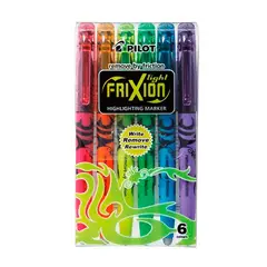 PILOT - Set 6 Destacadores Frixion Light Punta Biselada