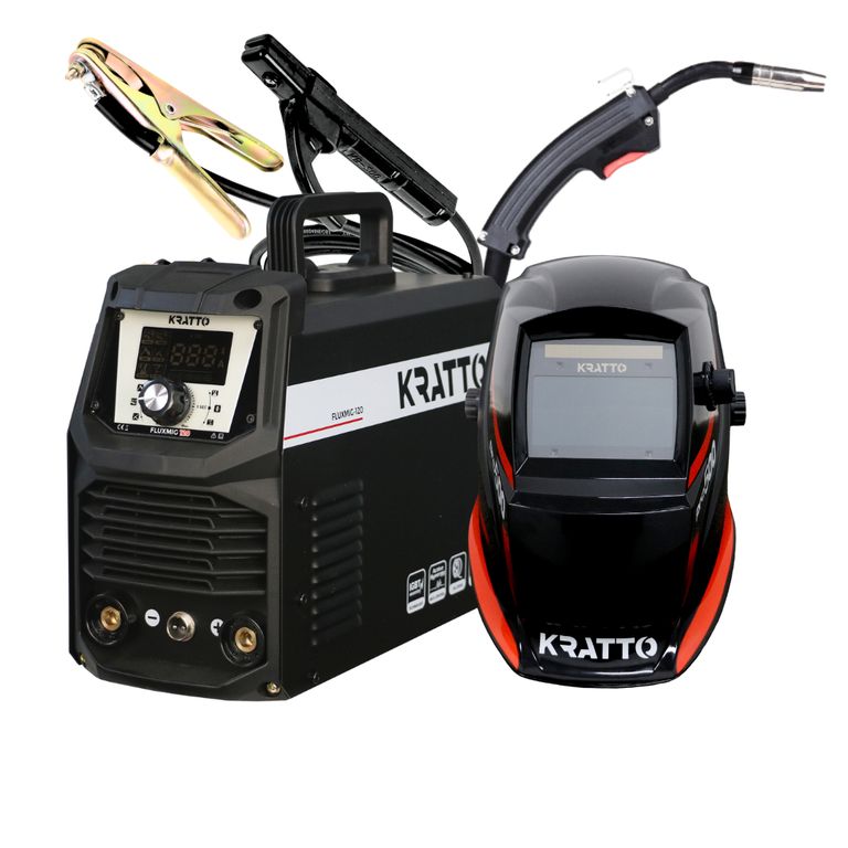 #3: Soldadora FLUX MIG-120 4 EN 1 [20-120A] + Mascara