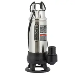 BERCATTI - Bomba Sumergible CTriturador para Agua Sucia 15HP WQCD13-10-11SS