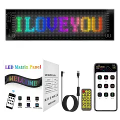 GENERICO - Letrero LED 16X64 Programable con Wifi