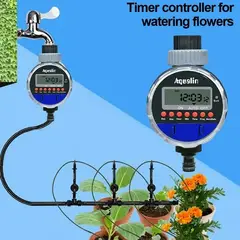 GENERICO - Temporizador De Agua Para Sistemas De Riego Aqualin Azul