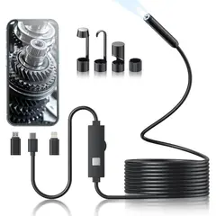 KUANGYE - Endoscopio Cámara Hd 8 Luces Led Impermeable IP67