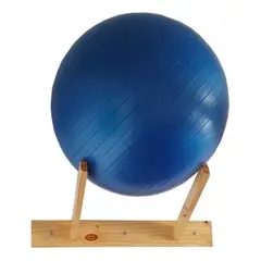 GENERICO - Porta Soporte De Pelota Pilates Yoga Gym Madera Pino