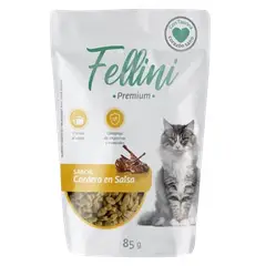 GENERICO - Fellini Cordero en salsa - Alimento Húmedo para Gatos 85gr