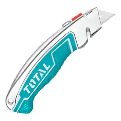 TOTAL - Cuchillo Cartonero Retráctil + 6 Hojas Tht5126128