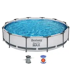 BESTWAY - Piscina estructural 6473 litros 366x366x76 cm