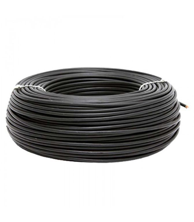 Alambre NYA 1x2.5mm 750V Rollo 100 Metros, Negro