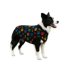 GENERICO - Capa de Polar para perro talla 5XL 65 CM Boder Colie - Negro - 5XL