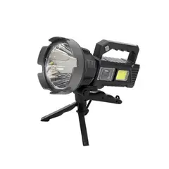 IMPORTCLICK - Linterna Luz LED COB 100 Watt Exteriores Recargable - Negro