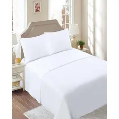 GENERICO - SABANAS 200 HILOS KING BLANCO