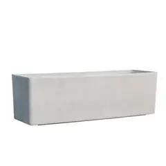 VADELL - Macetero Regtangular L Color Crema