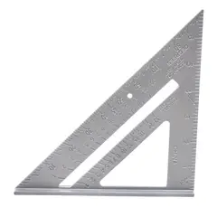 GENERICO - Escuadra Metálica Triangular 7" Aluminio 10563