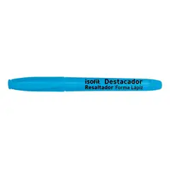 ISOFIT - Destacador Forma Lapiz Celeste