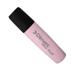 Dimerc - Destacador Escritorio Rosa Pastel