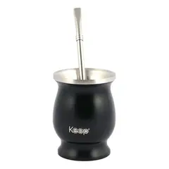 KEEP - Matero + Bombilla - Negro