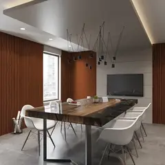 TOLVA - Revestimiento pared texturado Caoba, 2,9 mts largo