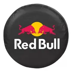 GENERICO - CUBRE RUEDA NEUMATICO ECO CUERO RED BULL ARO 16
