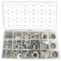 KUANGYE - 450pcs Golilla Arandela Aluminio M6 A M24 Sello Motor Auto