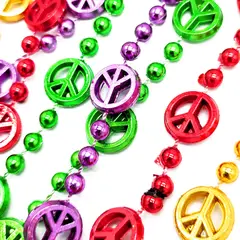 GENERICO - COLLAR BEADS PAZ 6PCS X1UNI